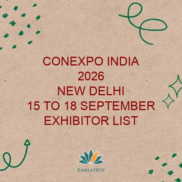 Conexpo India New Delhi 2026 Exhibitor List (902 Exhibitors)